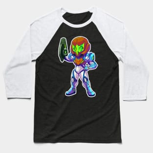 Chibi Dread Samus Baseball T-Shirt